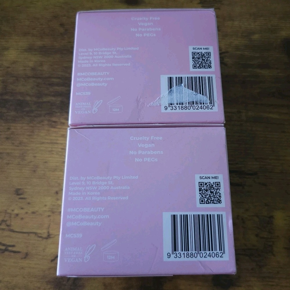 Lot Of 2 MCoBeauty Tightening Body Cream Rich Butter Jar 8.11 Fl Oz Firm Normal - Picture 3 of 4